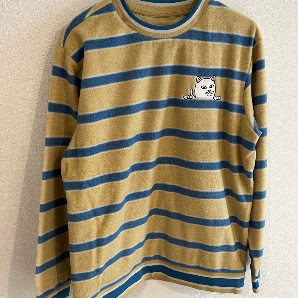 Ripndip Polar Fleece Crewneck Cat Sweatshirt